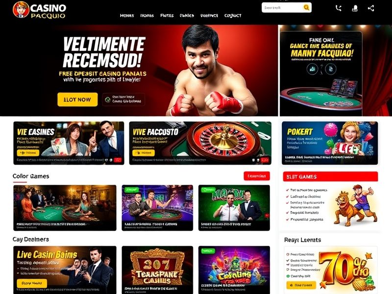 Manny Pacquiao Casino.com offers an elite online gambling experience with a wide range of casino games, including slots, poker, and live dealer options. Enjoy exclusive bonuses and secure, transparent gaming. Join now and take advantage of the latest promotions!